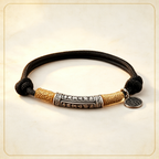 Tibetan Six Word Mantra Solid Fine Silver Handmade Wealth Lucky Bracelet