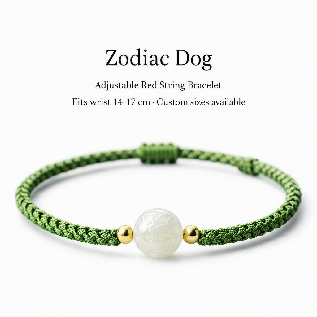 Chinese Zodiac Hetian Jade Bracelet, Traditional Protective Jade Talisman Jewelry