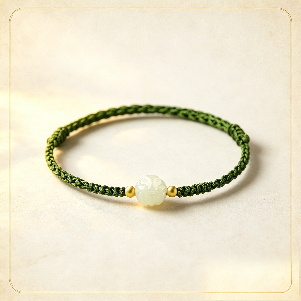 Chinese Zodiac Hetian Jade Bracelet, Traditional Protective Jade Talisman Jewelry